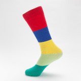 Fashion Funny High Quality Wholesale Custom Women Argyle Colorful Happy Socks