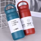 New 350ml Stainless Steel Thermos Camping Double Wall Insulation Water Cup Tea Coffee Mug Water Bottle With Handle For Sports