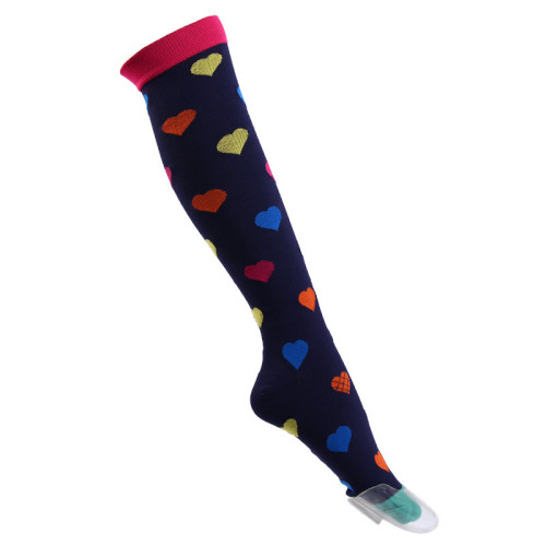 2021 High Quality Fashion New Summer Striped Colorful Wholesale Compression Socks