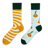 Winter Women Socks New Creative Couple Style Trendy Socks Fashion Personality Popular Trend Cartoon Jacquard Long Tube Cotton