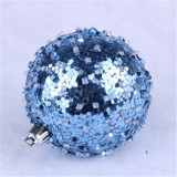 High grade christmas ball with night blue paillette and beads
