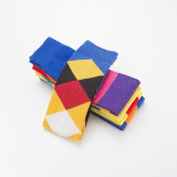 Fashion Funny High Quality Wholesale Custom Women Argyle Colorful Happy Socks