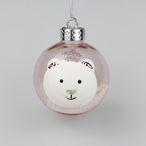2022 Personalised Matte hand painted Plastic Christmas ball for holiday decoration