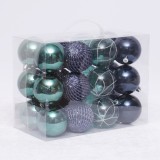 Hotsale Christmas shatterproof Plastic Ball set christmas decoration