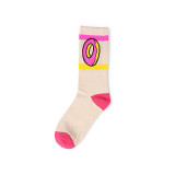 Stripe Doughnut Design Cute Cotton Fashion Funny Woman  Custom Wholesale Happy Socks