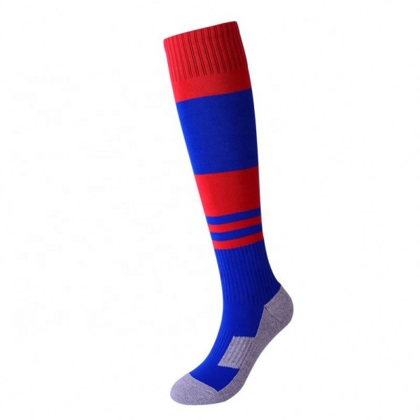 Wholesale Knee High Sports Soccer Breathable Compression Striped Socks