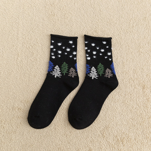 2021 Low Moq Christmas Socks Men And Women Cotton Socks New Design