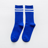 Autumn and winter new product Japanese two-bar pile socks female college style double needle socks  wholesale factory direct