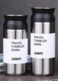 New 350ml Stainless Steel Thermos Camping Double Wall Insulation Water Cup Tea Coffee Mug Water Bottle With Handle For Sports