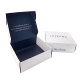 Eco Friendly Custom Size Branded Printed E-commerce Plant Shipping Purple Apparel Dress Clothing Gift Mailer Box With Logo