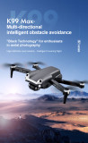 K99 Max Drones 2.4GHZ WiFi 4K HD Dual Camera Aerial Photography Dron Three-way Obstacle Avoidance Folding Quadcopter