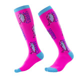 Anti-slip Shock Absorption Football Running Basketball Socks High Tube Compression Bamboo Soccer Sock, Custom Compressing Socks