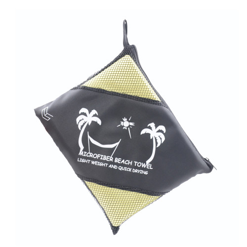 Custom printed soft promotional rally nano towel vs microfiber gym swimming towel with pouch