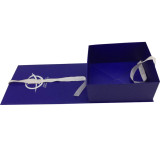 Custom Logo Packaging Luxury Blue Paper Boxes With Soft Ribbon For Halloween Gift Box Pumpkin Lamp