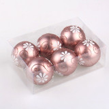 2021  factory  wholesale Xmas plastic ball/Xmas tree ornament