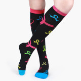Wholesale Custom Pattern Printing Sports Dot Compression Socks Cycling Running Socks