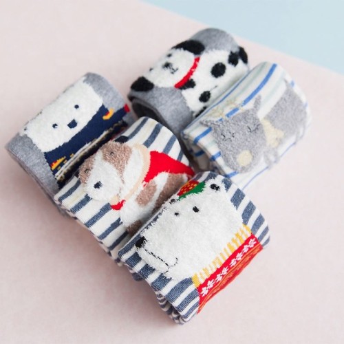 New Arrivals Women  Cute Funny Striped Socks Casual Cotton Crew Animal Socks