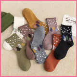 2021 Low Moq Christmas Socks Men And Women Cotton Socks New Design