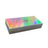 Fancy Design Luxury Cardboard Paper Laser Holographic Printing Custom Gift Packaging Hologram Box
