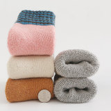 Winter Thickening Women Casual Heating Socks Warm Solid Color Towel Socks Wholesale Wool Socks