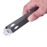 Factory Direct Bar Tongs Kitchen Cooking Bread Food Tongs Stainless Steel Metal Mini Serving Sugar Cube  Ice Tongs