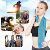 Amazon Always Keep Cool Instant Stay Self Cooling Towel 100cm Seen On TV