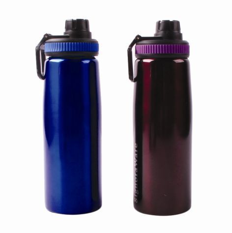 950ml Outdoor Gift Camping Safe Round Tea Single Layer Stainless Steel Sports Bottle