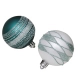 6 CM 30 PCS Plastic Christmas Ball Ornaments Color Balls Decorations For Christmas Tree Pendant