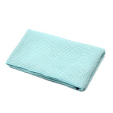 Microfiber Promotional washable soft absorbent Gym Sport waffle Towel Custom Logo With Zipper Zip Pocket