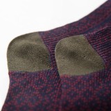 Wholesale Antique Style Women Japanese Jacquard Patchwork Mirco Compression Sport Knee Socks