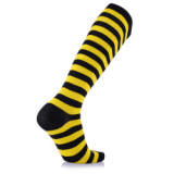 Wholesale   Knee High Striped  Men's Running Soccer  Outdoor Sports Compression Socks