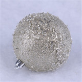 High grade christmas  ball with champagne glitter foam beads  and star shape paillettes