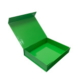 Custom Logo Luxury Rigid Cardboard Magnetic Closure Collapsible Paper Tshirt Underwear Packaging Green Gift Box