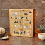 Custom Logo Creative Rigid Cardboard Beauty Cosmetic Tea Empty 24 Drawers Countdown Halloween Advent Calendar Gift Box