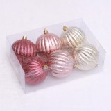 Fashionable decoration Shatterproof plastic Christmas Tree Ornaments ball Set