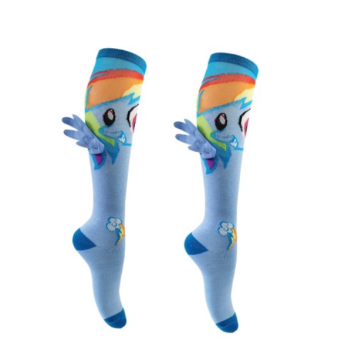 Favorable price female long tube knee-length socks cartoon one size cute casual socks