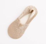 Spring Summer New Boat Socks Women's Summer Non-Slip Lace Thin Invisible Socks Ankle Socks