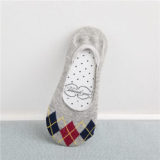 Argyle pattern women japanese low cut socks cotton breathable anti-slip socks girls summer quick dry socks