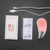 Blackhead Remover Facial Cleansing Brush Beauty Product New Mini USB Rechargeable Silicone Facial Cleanser