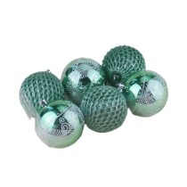 8cm light green plastic ball with painted