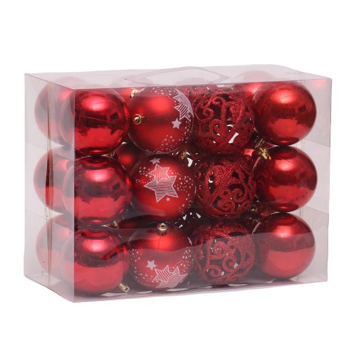 7cm Plastic Christmas Ball ornament