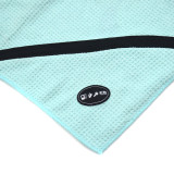 Promotional Oem logo printed High quality microfiber weave Waffle golf towel soft and quick dry sports towel