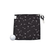 Customized soft and quick dry fashion waffle blank microfiber golf towel and waffle terry golf towel
