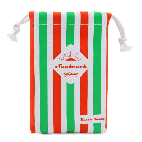wholesale Custom printed microfiber beach towel sand free beach towel with bag