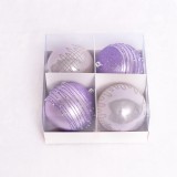 10cm Christmas ball with painted for tree decoration/with white paper box packing Christmas ball