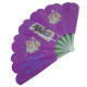 New ecofriendly plastic hand fan custom personizable logo hand fan plastic folding plastic fan