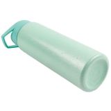 China manufacturer single wall portable reusable sport wheat straw plastic travel water bottle with Wheat Straw