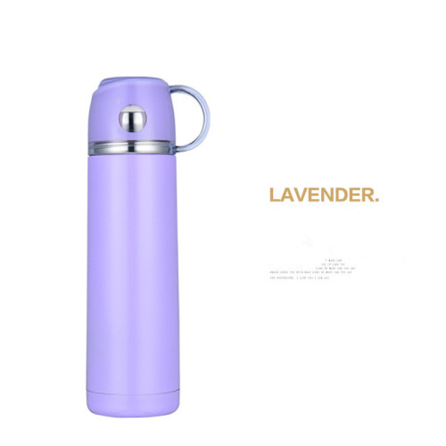 New Thermos Cup 400ml Termo Bottle Stainless Steel 12 hours Insulation Thermal Water Vacuum Flask Portable Water Bottle