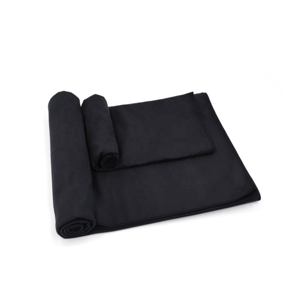 Best quality Custom Color organic  soft and quick dry black fouta more size sports towel set