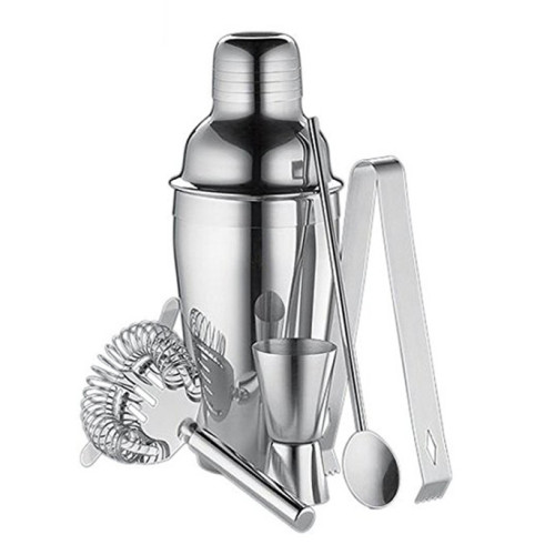 Professional Barware Tools Travel Gift Stainless Steel Bartender Kit Bar Accessories Jigger Cocktail Shaker Set